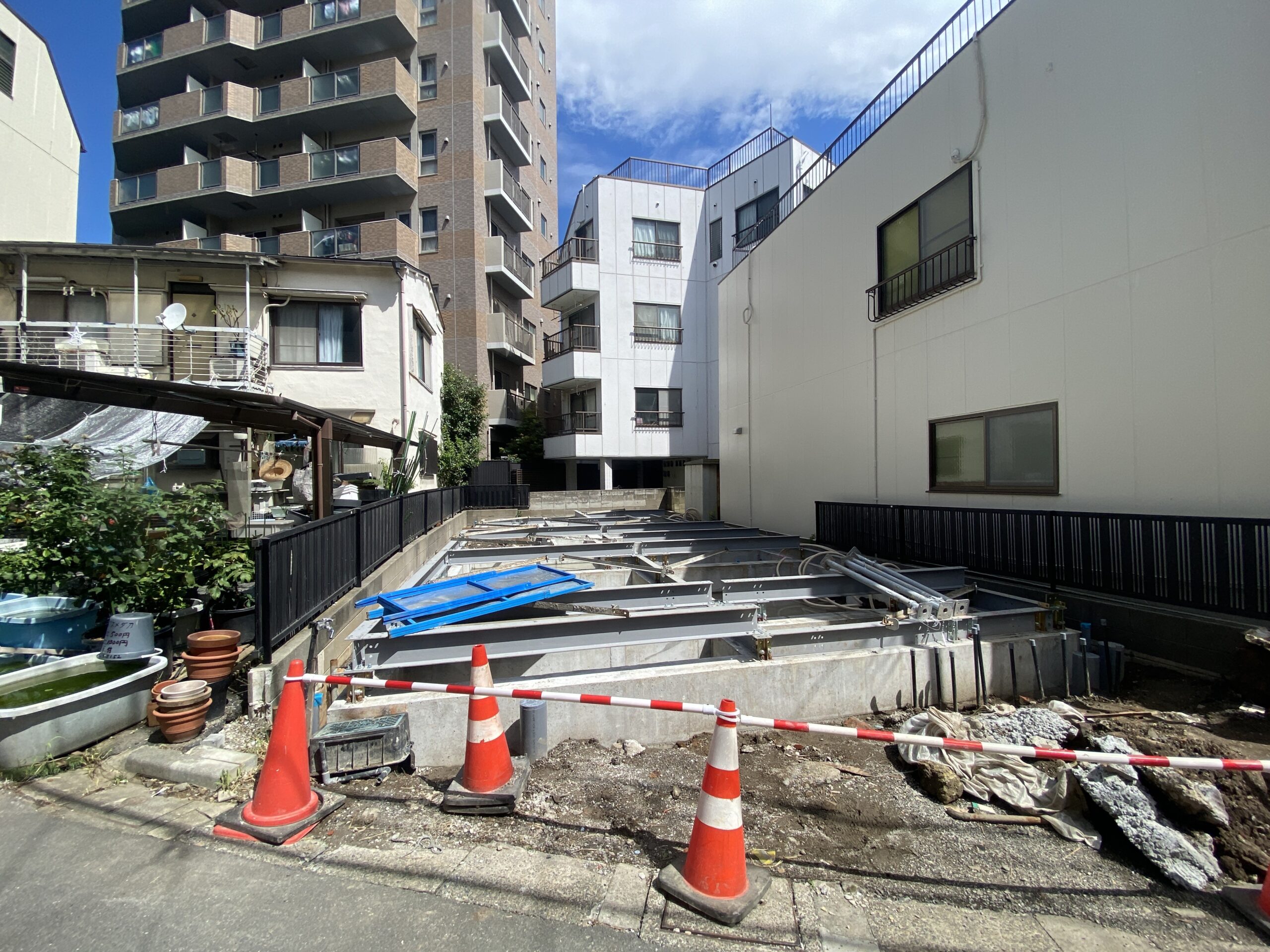 墨田区曳舟建築中鉄骨マンション