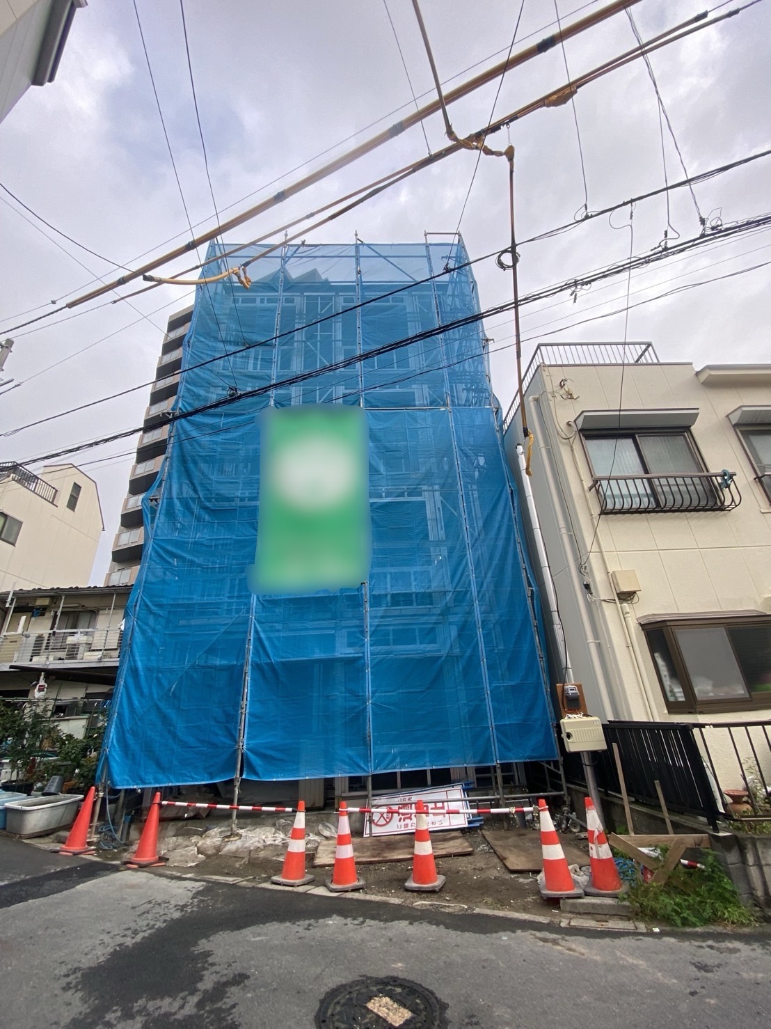 墨田区曳舟建築中鉄骨マンション